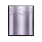 Purple Sparkle Butterflies Framed Canvas Print Gallery Image 6
