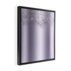 Purple Sparkle Butterflies Framed Canvas Print Gallery Image 2