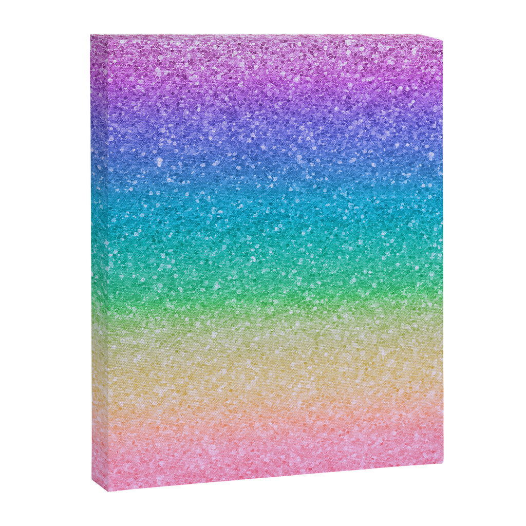 Rainbow Glitter Canvas Print Gallery Image 6