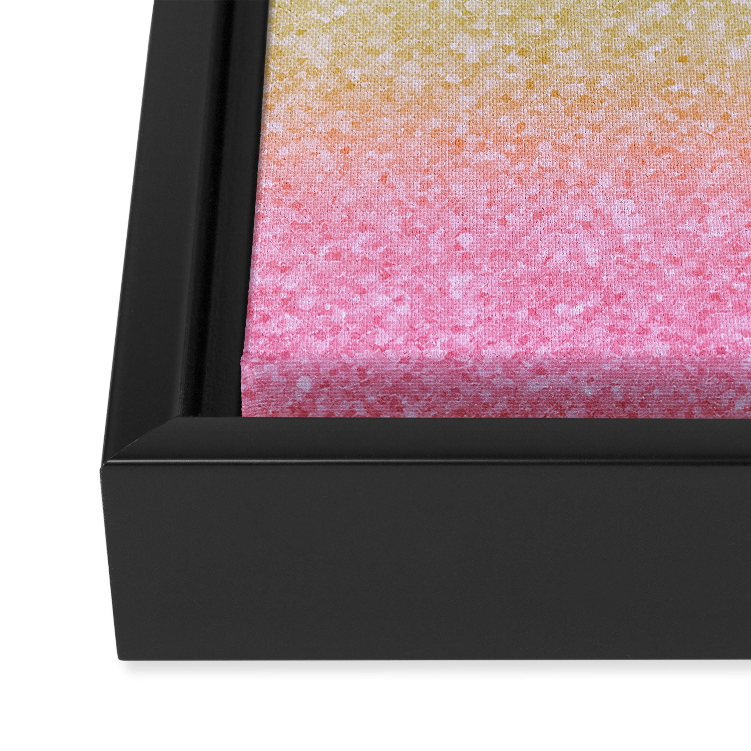 Rainbow Glitter Framed Canvas Print Gallery Image 3