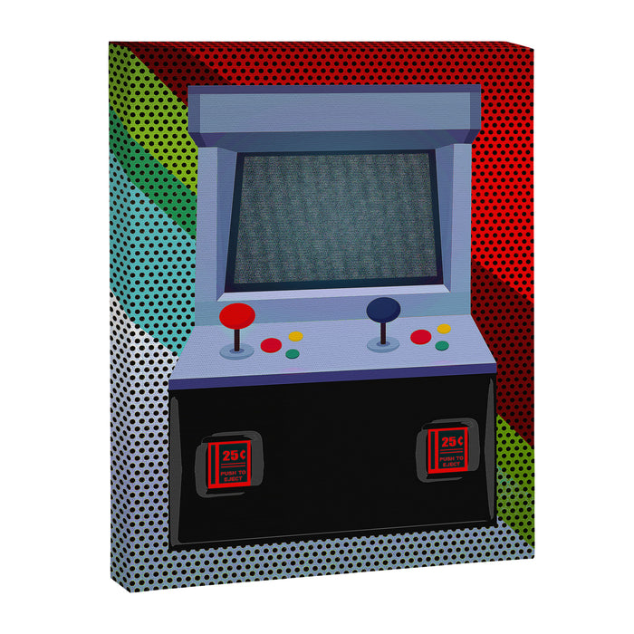 Retro Arcade Joystick Video Game Canvas Print Gallery Image 1