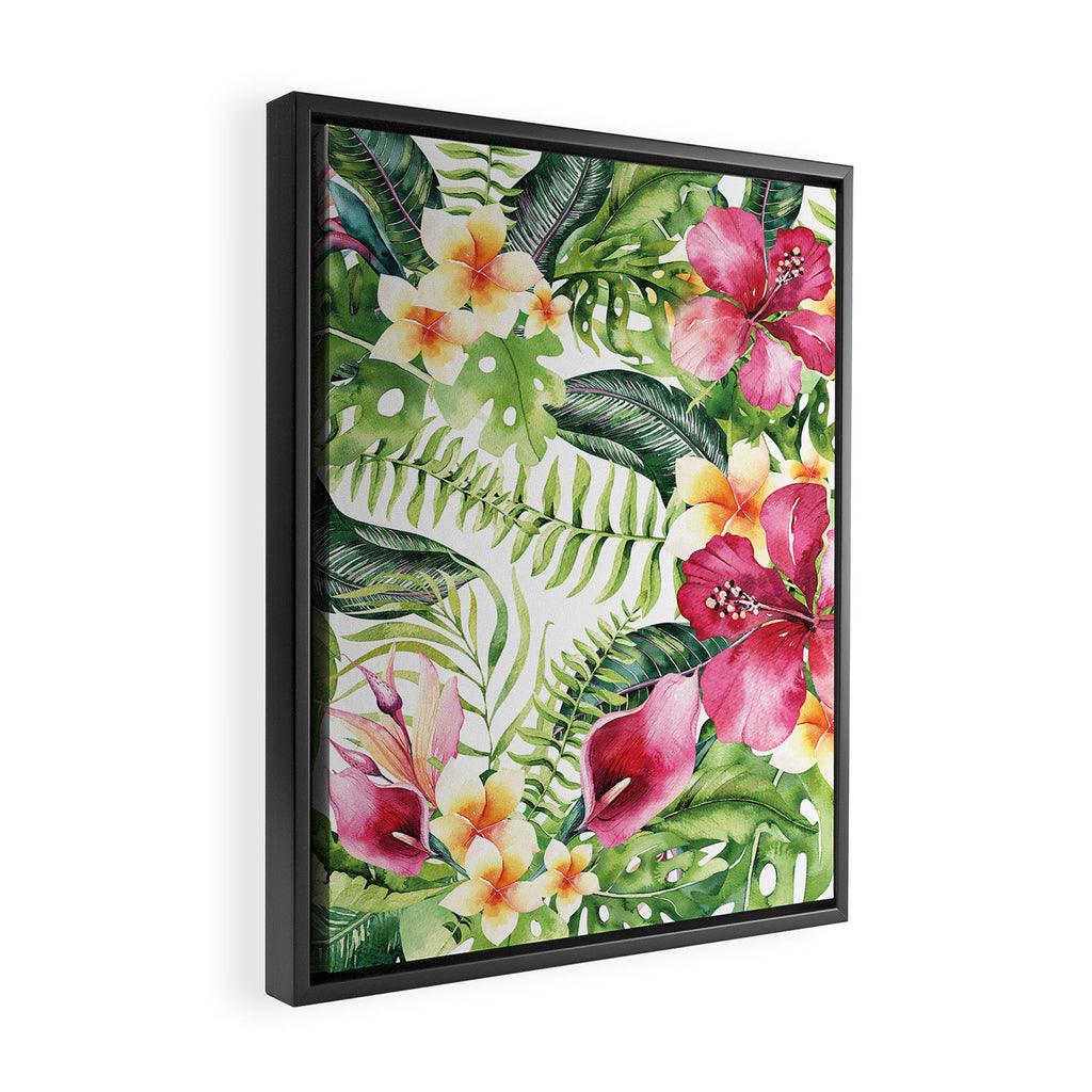 Tropical Botanical Framed Canvas Print Gallery Image 2