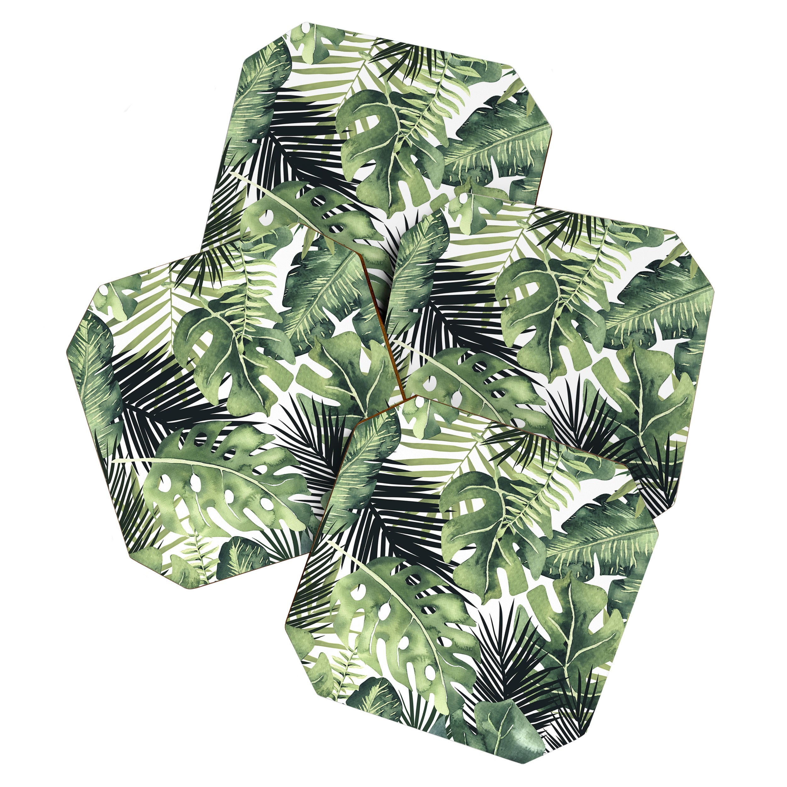 Tropical Leaves Coaster Gallery Image 1