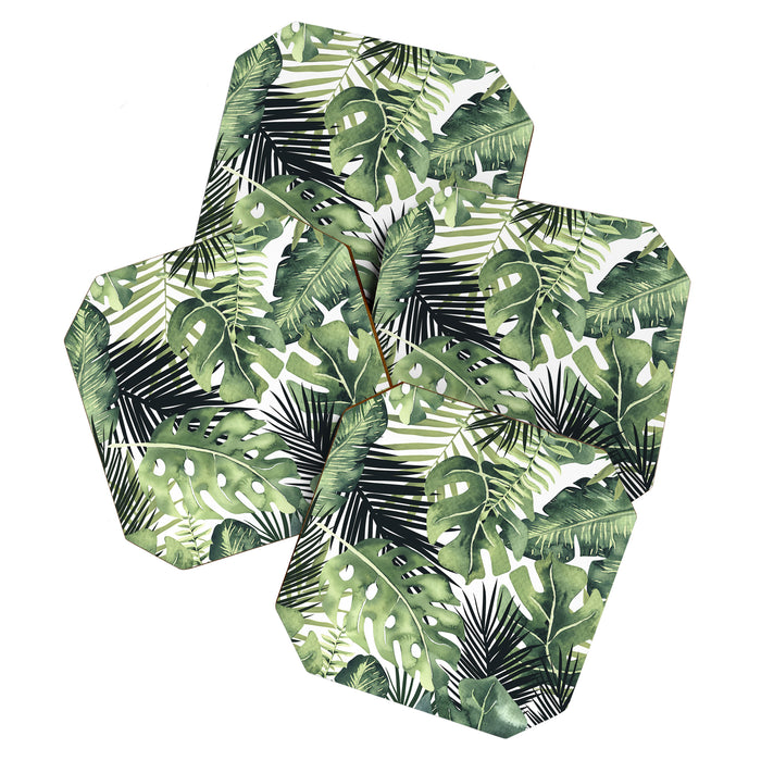 Tropical Leaves Coaster Gallery Image 1