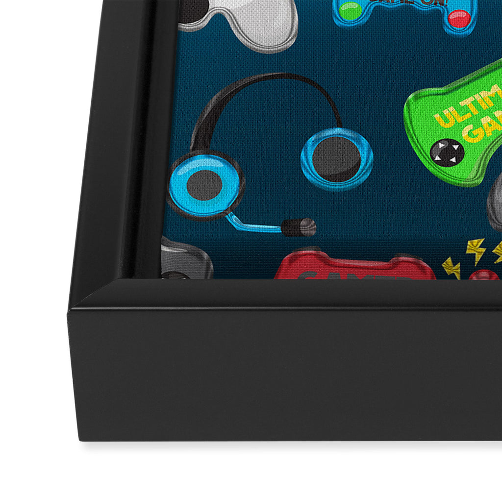 Video Games Framed Canvas Print Gallery Image 3