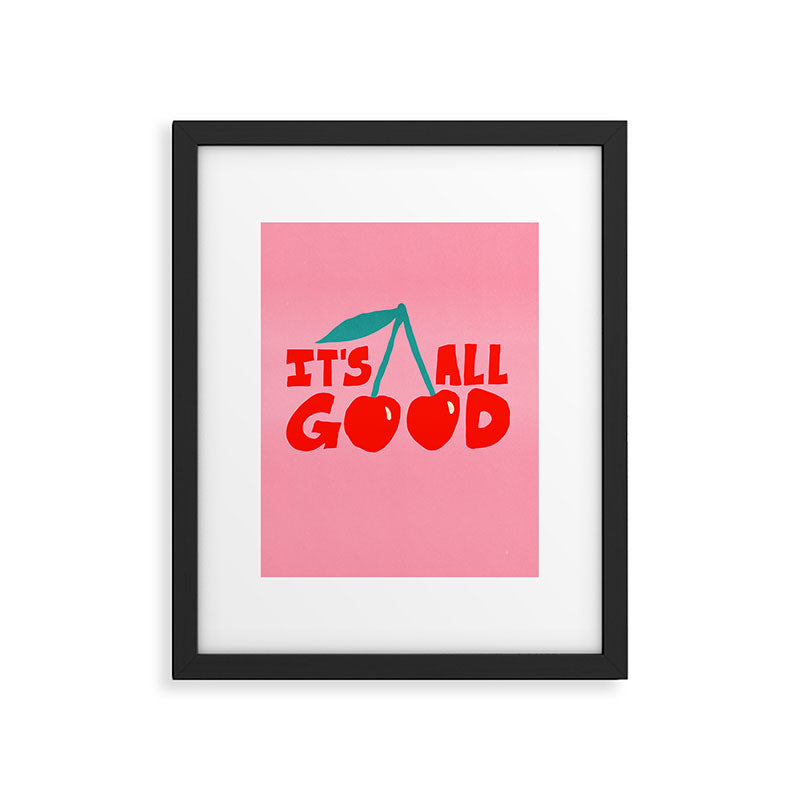 All Good Framed Art Print Gallery Image 4