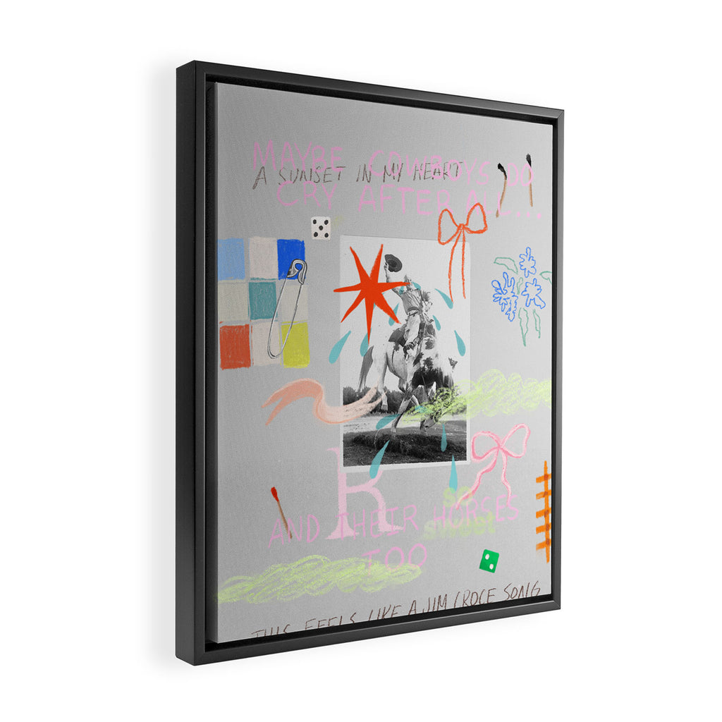 Bits and Pieces Framed Canvas Print Gallery Image 2