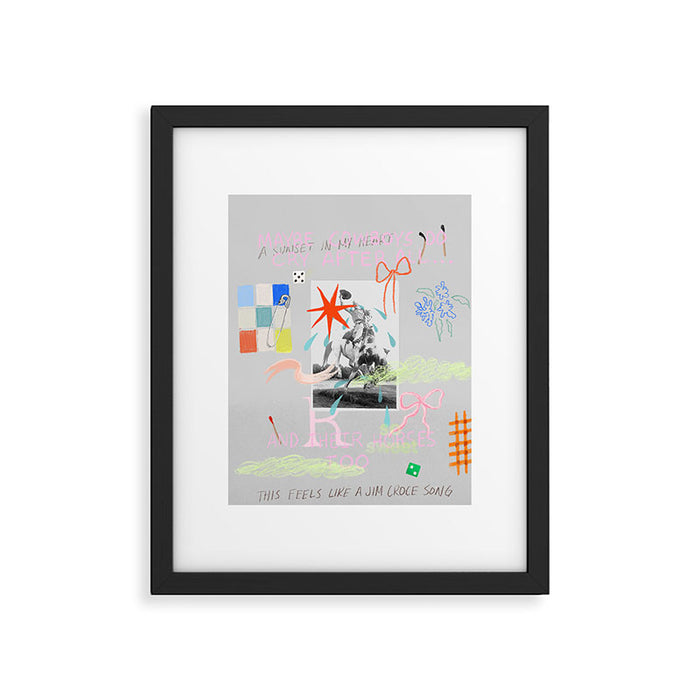 Bits and Pieces Framed Art Print Gallery Image 1