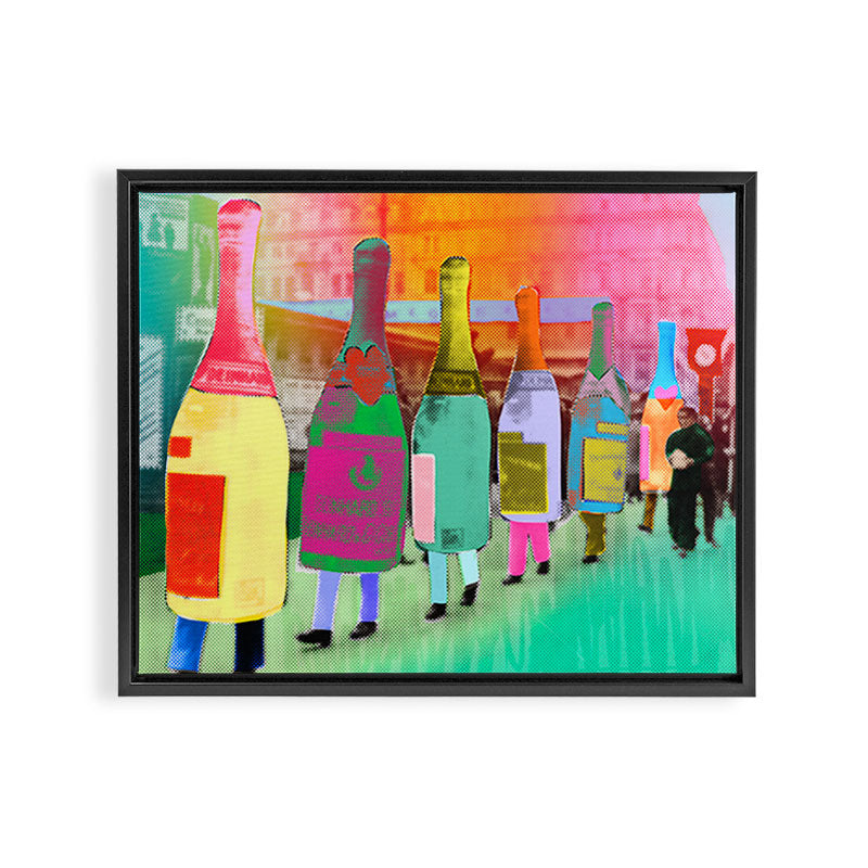 Bubbly Framed Canvas Print Gallery Image 6