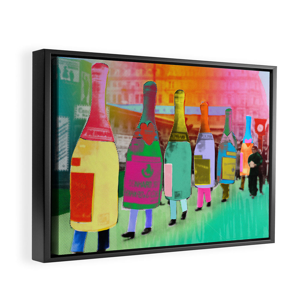 Bubbly Framed Canvas Print Gallery Image 2
