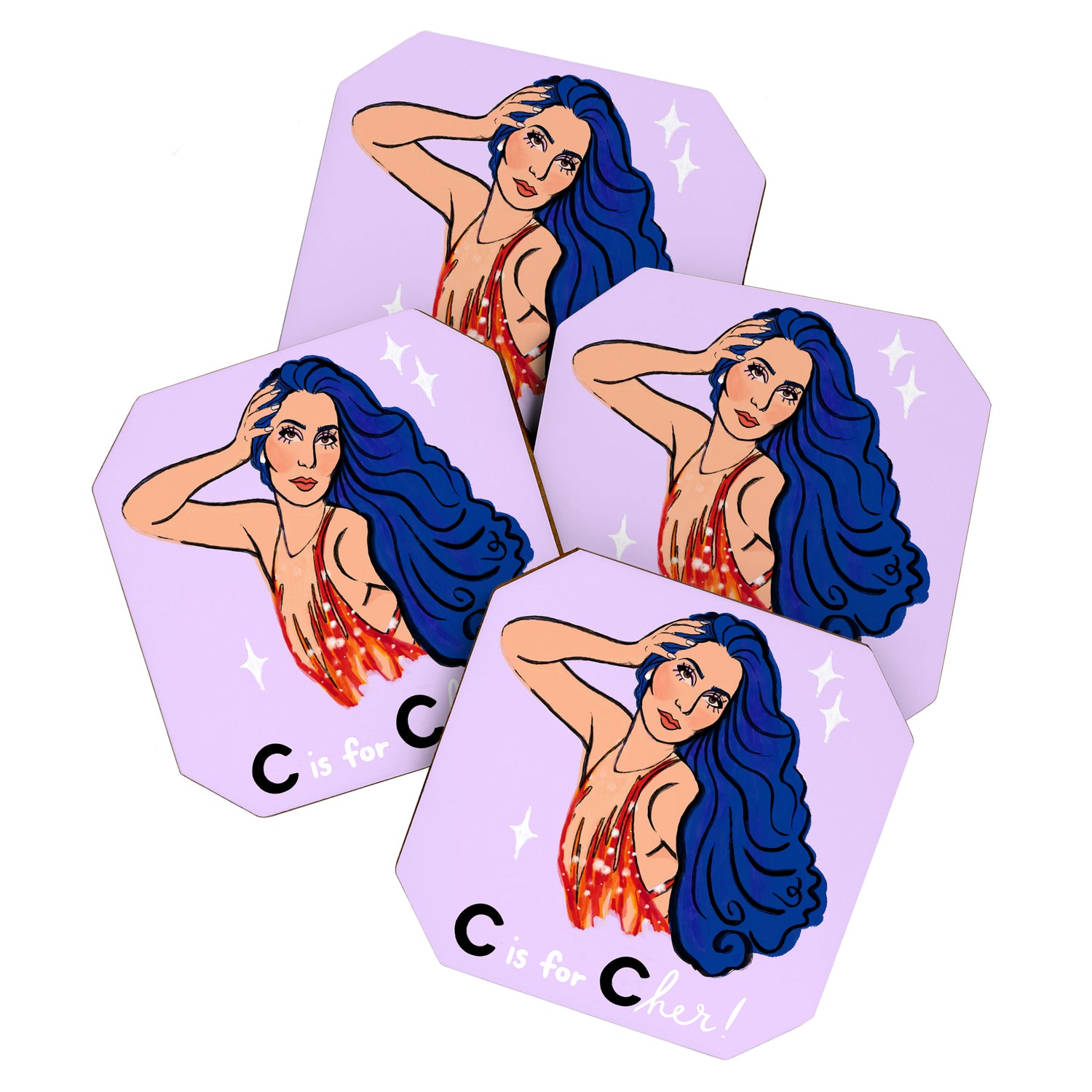 C is for C H E R! Coaster Gallery Image 1