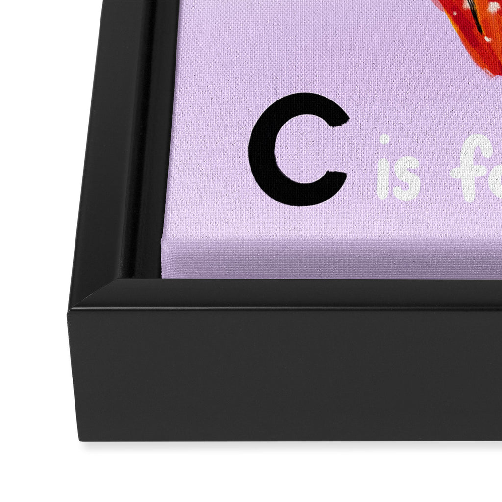 C is for C H E R! Framed Canvas Print Gallery Image 3