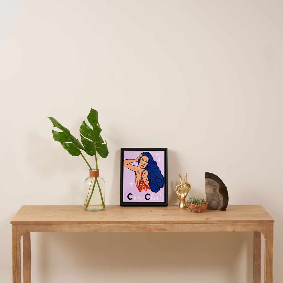 C is for C H E R! Framed Canvas Print Gallery Image 4