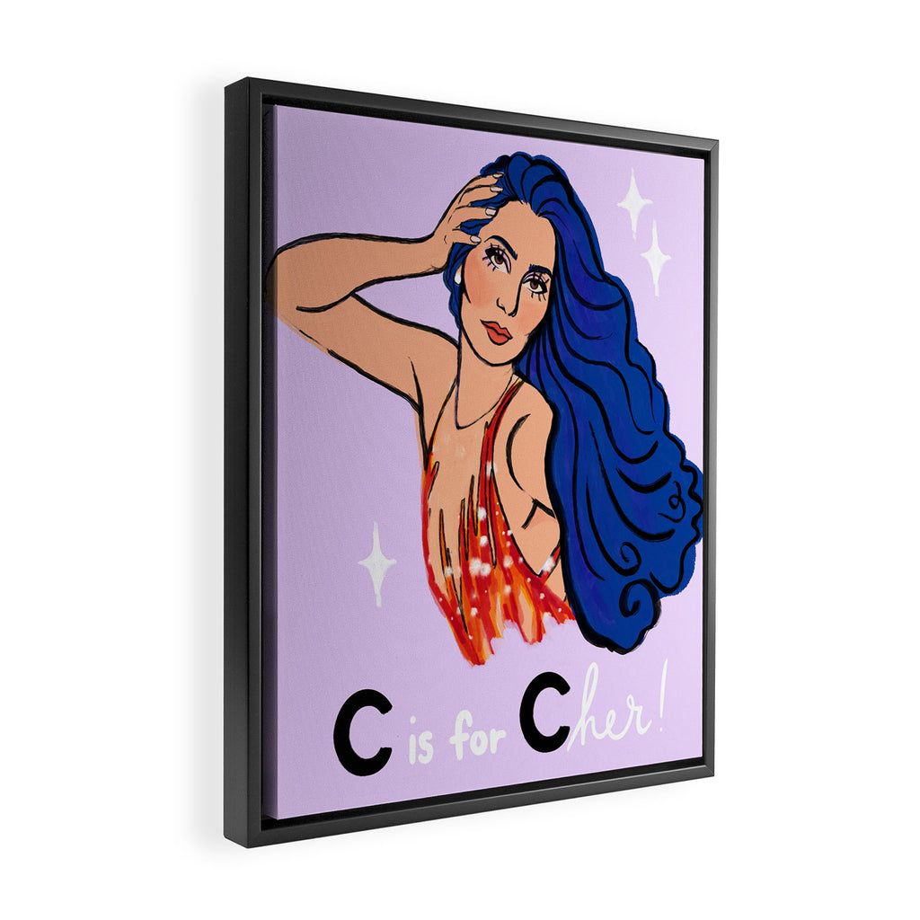 C is for C H E R! Framed Canvas Print Gallery Image 2