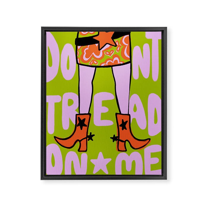 Don't Tread On Me Framed Canvas Print Gallery Image 1