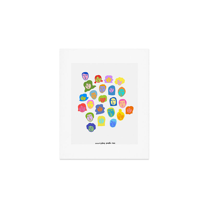 Everyday People Art Print Gallery Image 1