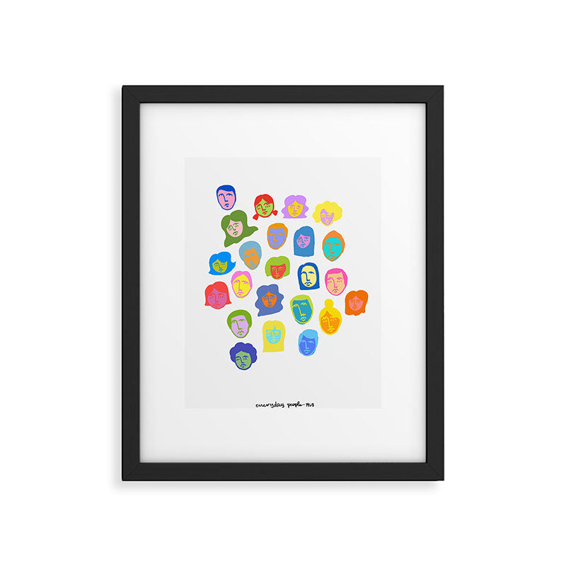 Everyday People Framed Art Print Gallery Image 5