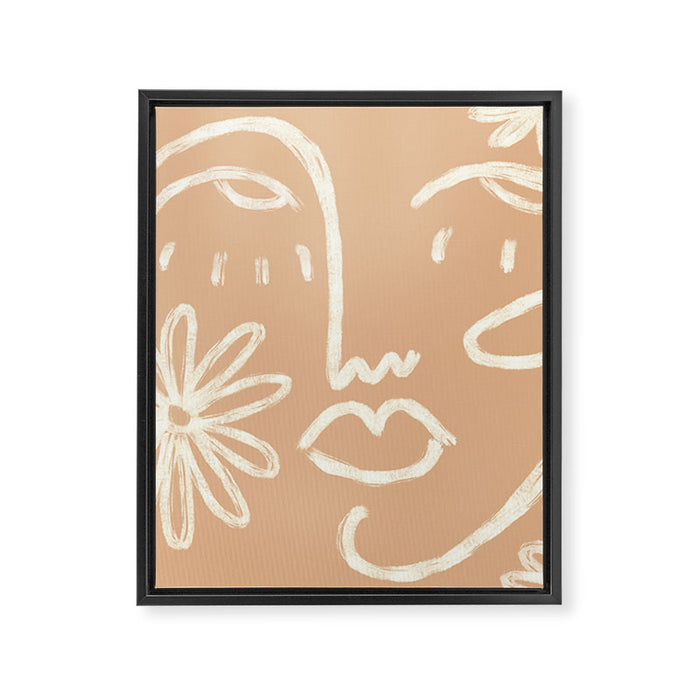 Flora Framed Canvas Print Gallery Image 1
