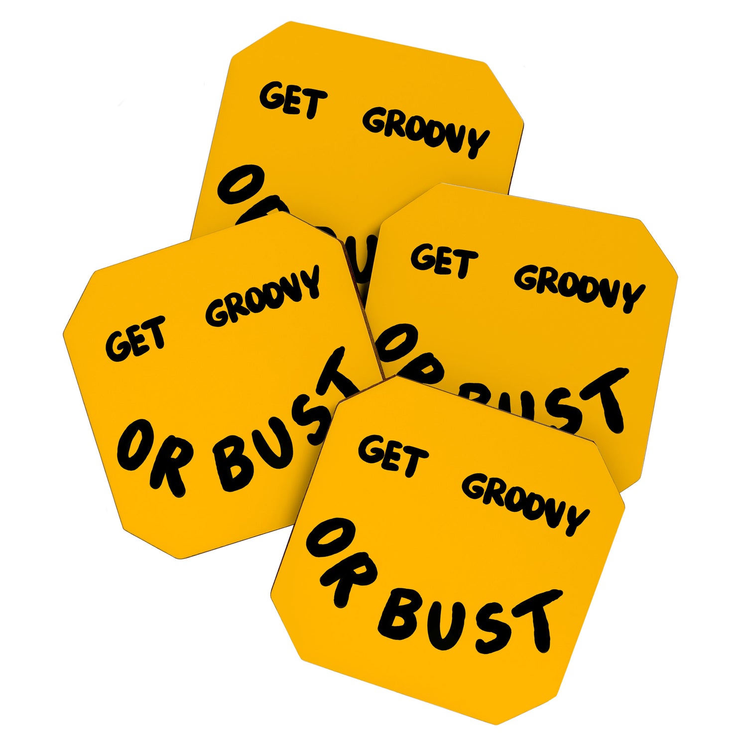Get Groovy or Bust Coaster Gallery Image 1