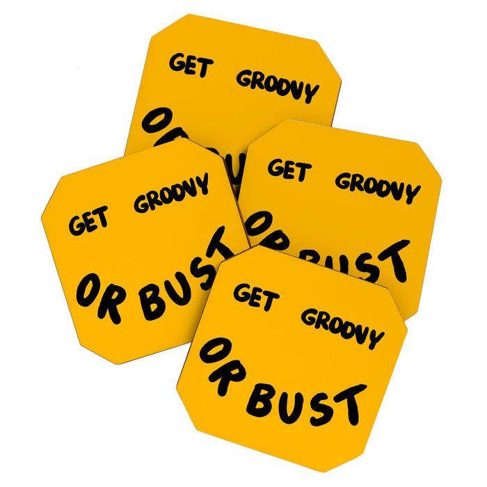 Get Groovy or Bust Coaster Gallery Image 1