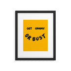 Get Groovy or Bust Framed Art Print Gallery Image 5