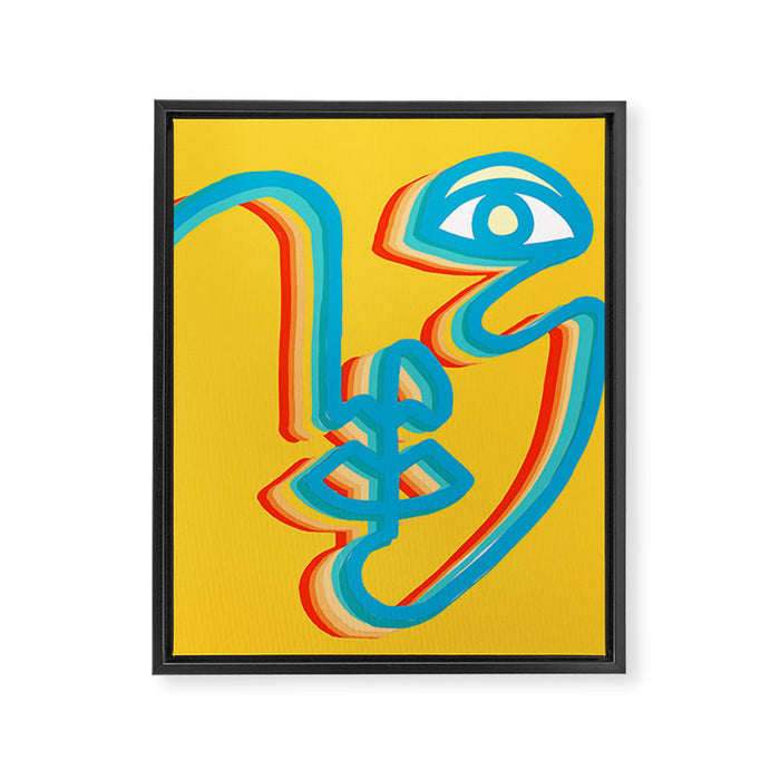 Groovy Two Faced Framed Canvas Print Gallery Image 1