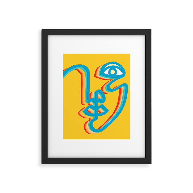 Groovy Two Faced Framed Art Print Gallery Image 5