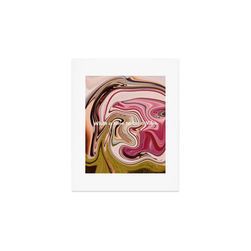Groovy Vibes Only Art Print Gallery Image 1