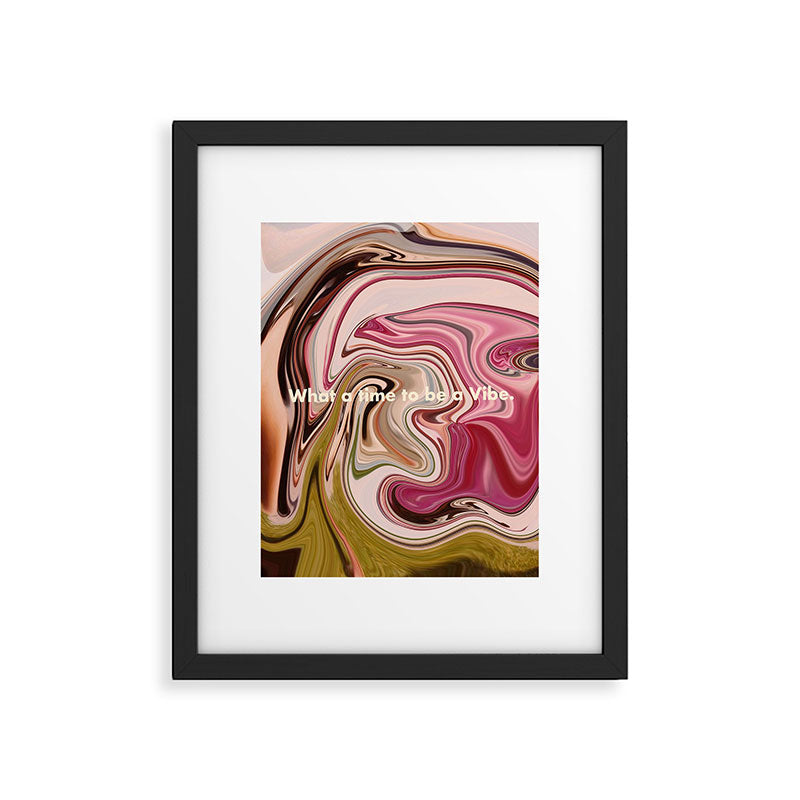 Groovy Vibes Only Framed Art Print Gallery Image 6
