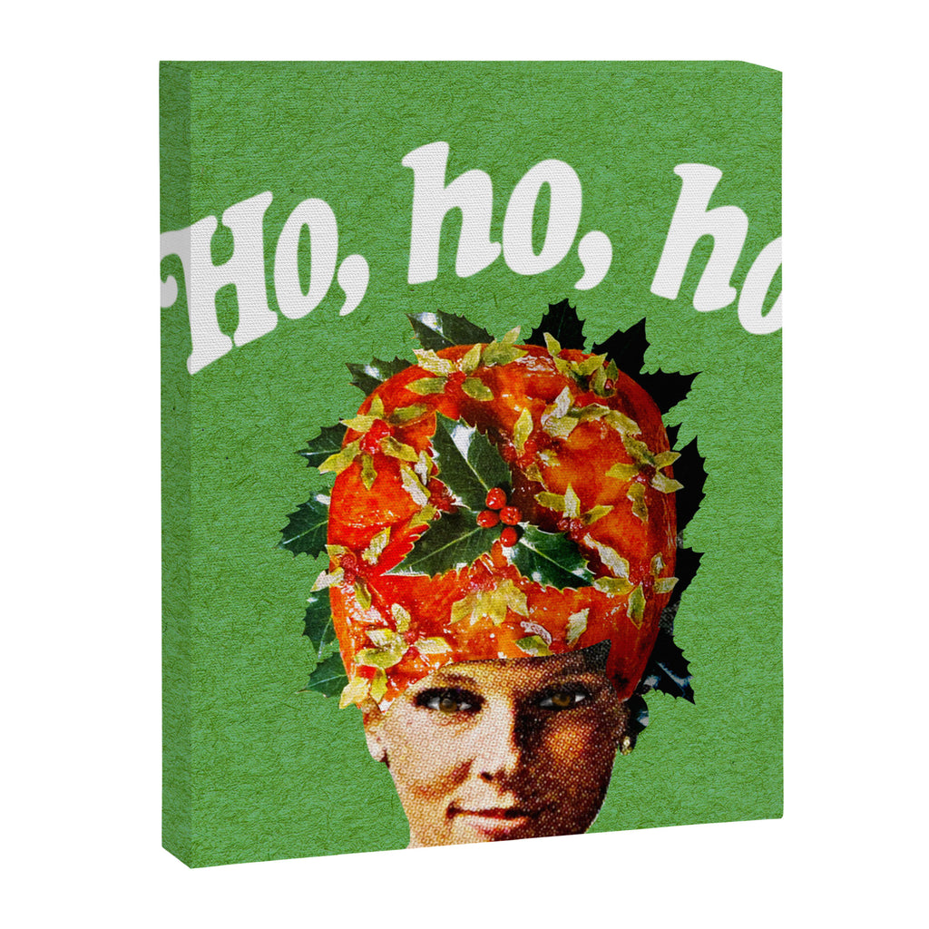 Holly Jolly Ham Head Canvas Print Gallery Image 8
