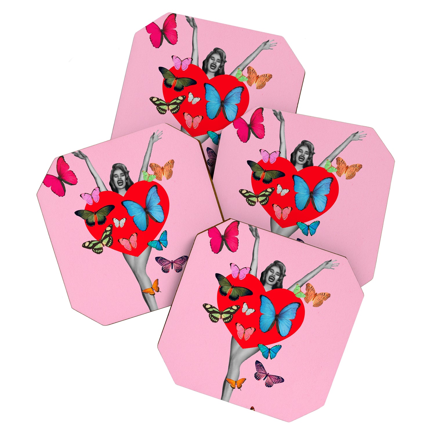 I Get Butterflies! Coaster Gallery Image 1
