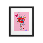 I Get Butterflies! Framed Art Print Gallery Image 5