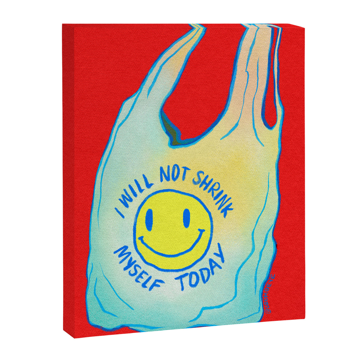 I'm a Plastic Bag Canvas Print Gallery Image 6
