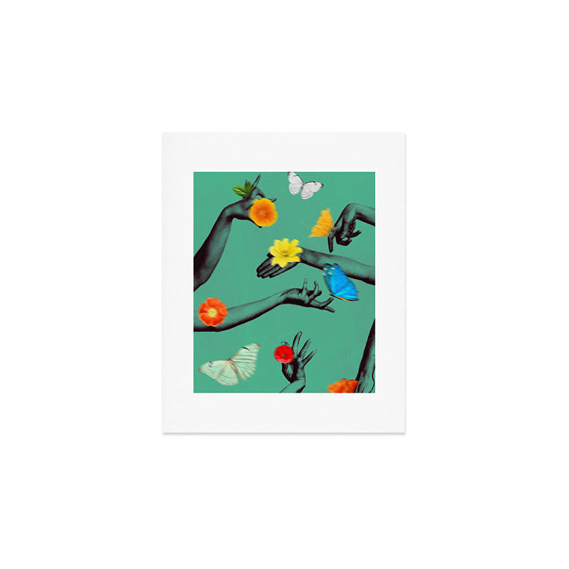 Jewels in Teal Art Print Gallery Image 1