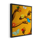 Jewels Marigold Framed Canvas Print Gallery Image 2