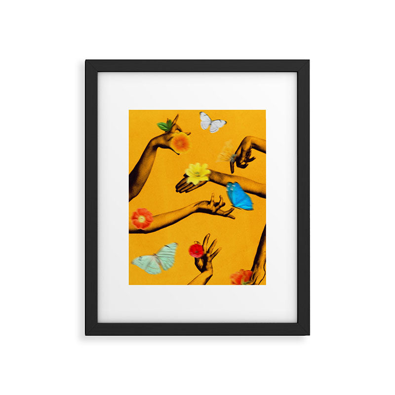 Jewels Marigold Framed Art Print Gallery Image 5