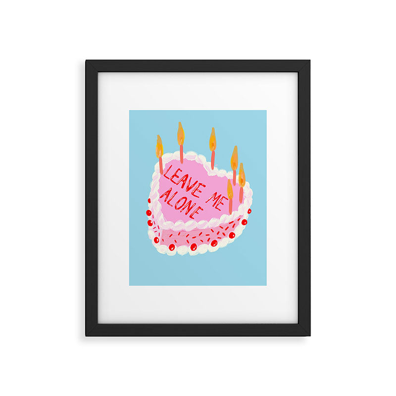 Leave Me Alone Framed Art Print Gallery Image 5