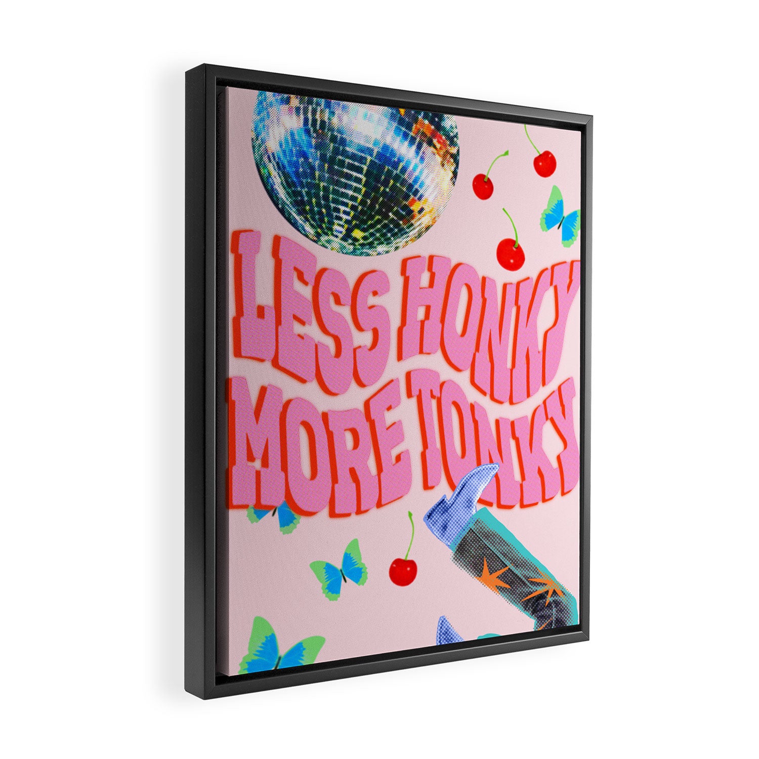 Less Honky, More Tonky! Framed Canvas Print Gallery Image 2
