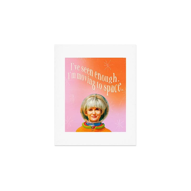 Moving to Space Art Print Gallery Image 1