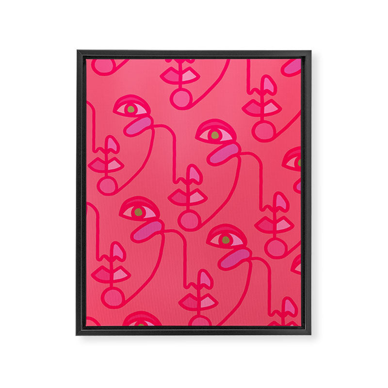 Multi Faced Kaleido Framed Canvas Print Gallery Image 6
