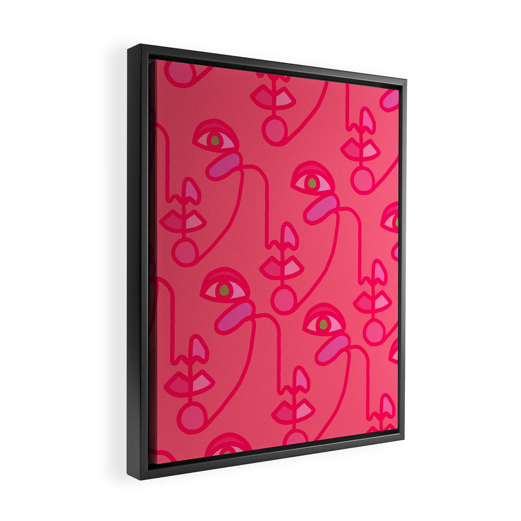Multi Faced Kaleido Framed Canvas Print Gallery Image 2