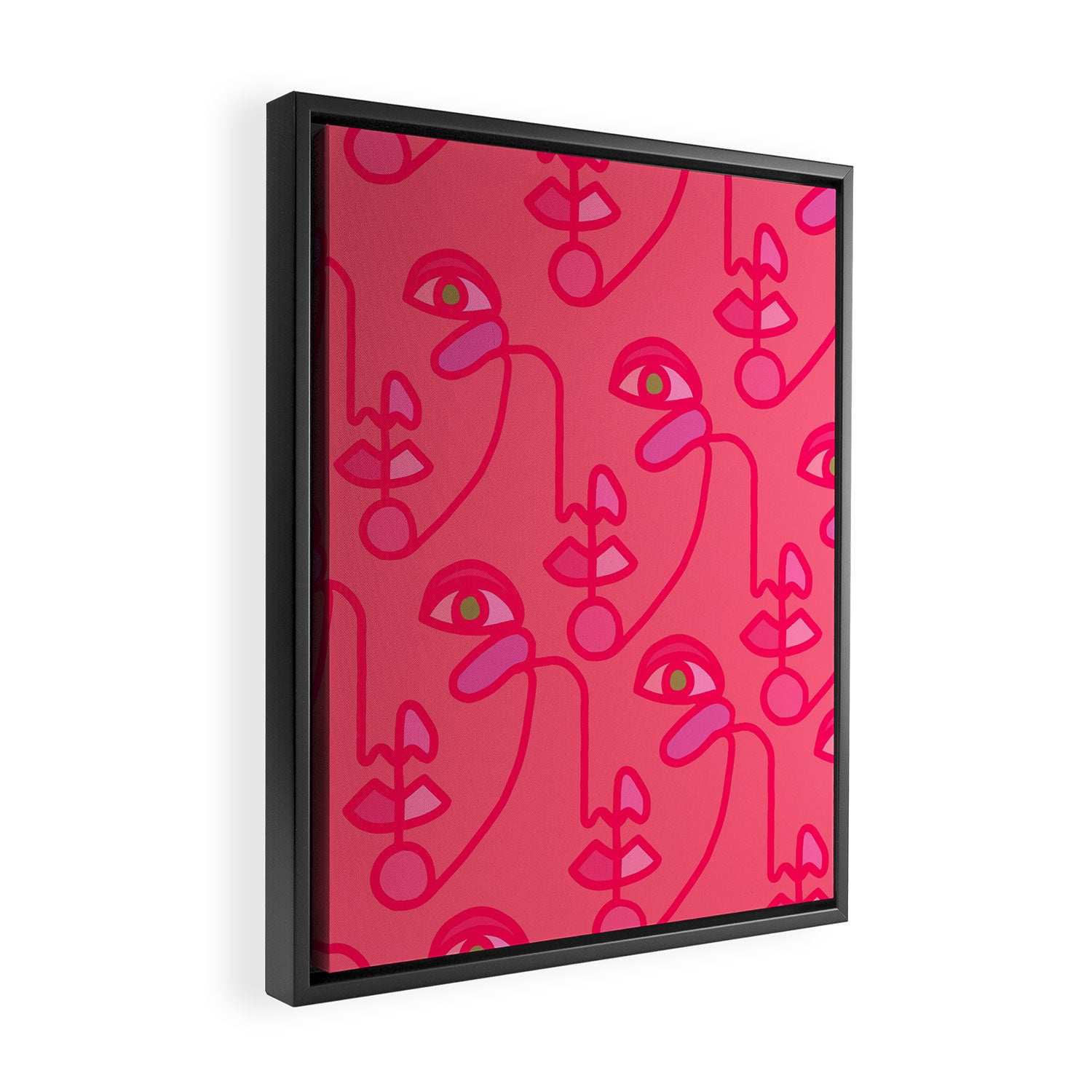 Multi Faced Kaleido Framed Canvas Print Gallery Image 2