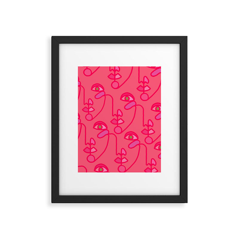 Multi Faced Kaleido Framed Art Print Gallery Image 5