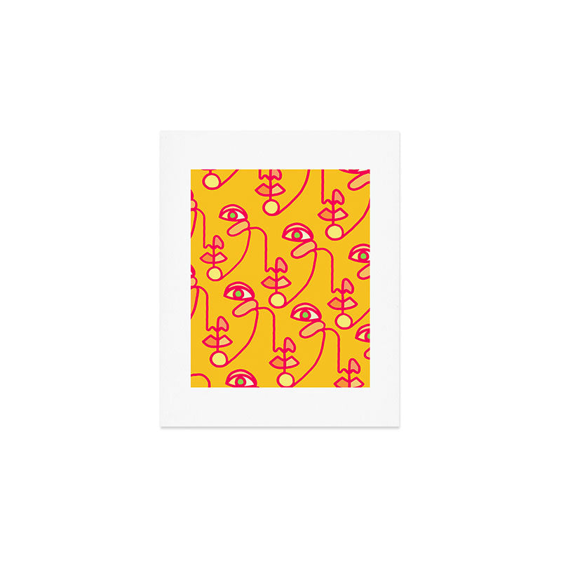 Multi Faced Pink Lemonade Art Print Gallery Image 1