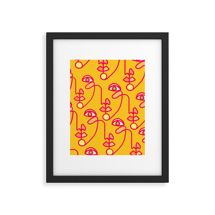 Multi Faced Pink Lemonade Framed Art Print Gallery Image 1