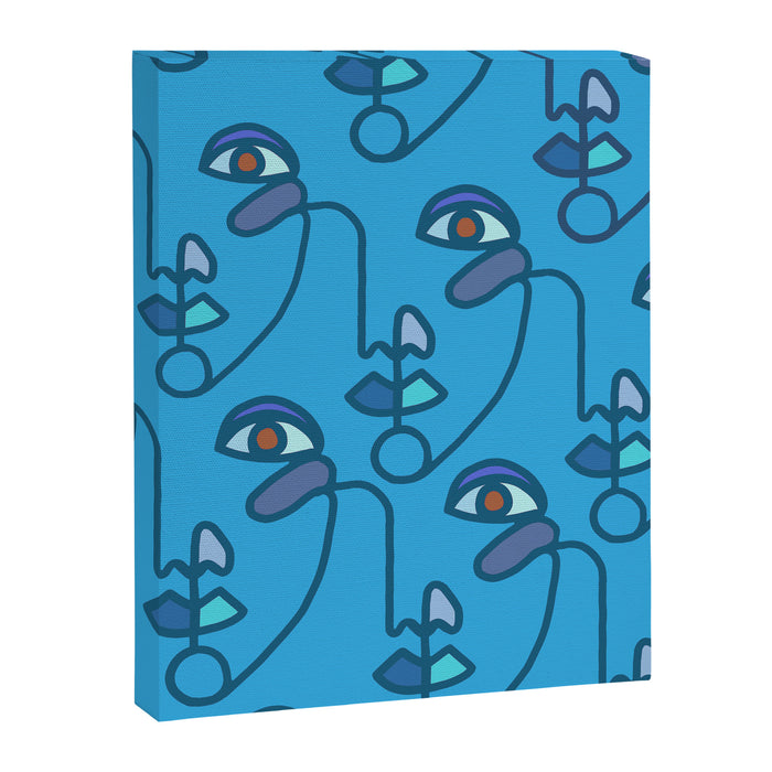 Multi Faced Sea Glass Canvas Print Gallery Image 1