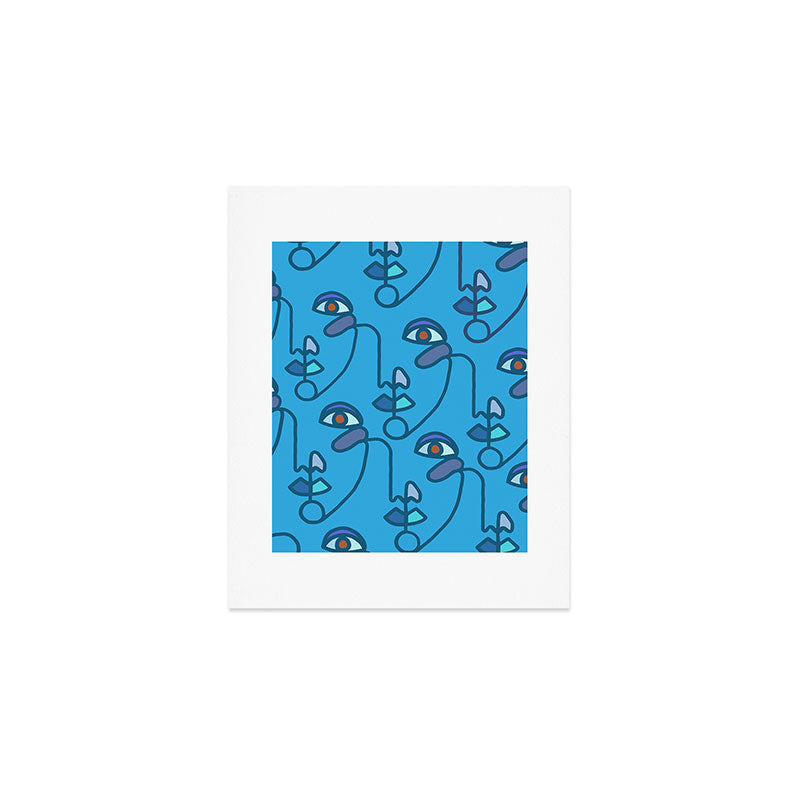 Multi Faced Sea Glass Art Print Gallery Image 1