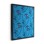 Multi Faced Sea Glass Framed Canvas Print Gallery Image 2
