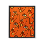 Multi Faced Sienna Framed Canvas Print Gallery Image 6