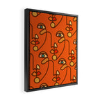Multi Faced Sienna Framed Canvas Print Gallery Image 2